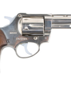 Zastava M83 .357 Magnum Revolver 4 Inch Stainless Steel - Factory Wood Grips